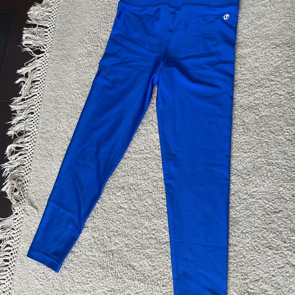 blue leggings